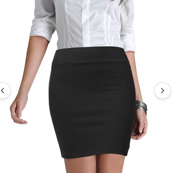 Hybrid & Company Black Bodycon Mini Skirt – Size 5X – Made in USA (NWT) - Picture 4 of 10